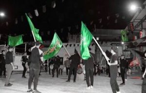 فیلم| عزاداری شب تاسوعای حسینی در خاروانای ورزقان