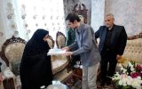 دیدار مسئولان با خانواده شهدای تجاوز رژیم صهیونیستی به آذربایجان‌ شرقی