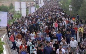 فیلم |برگزاری همایش پیاده روی خانوادگی در منطقه آزاد ارس
