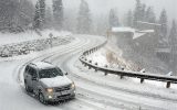 بارش برف همراه با کولاک در محورهای مواصلاتی آذربایجان شرقی