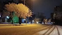مراغه زیر چتر برف