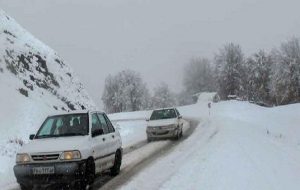 بارش برف در محورهای اصلی و فرعی آذربایجان شرقی