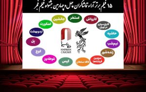 اعلام ۱۵ فیلم برتر آرای مردمی فجر بدون رتبه‌بندی