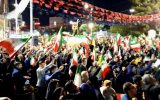 فیلم|شب حماسه و بیعت در آذربایجان شرقی/ طنین سرود ملی جمهوری اسلامی ایران