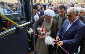 بهره‌برداری از ۲۵ دستگاه اتوبوس برقی ناوگان حمل‌ونقل عمومی شهرداری تبریز