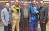 مدال برنز  مسابقات جوجیتسو قهرمانی کشور بر گردن جوجیتسو کار سرابی