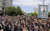تشییع پیکر شهید خدمت «مالک رحمتی» در مراغه