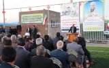 آیین افتتاح اولین زمین چمن مصنوعی در حوزه ورزش روستایی در روستای قراجه‌فیض‌الله